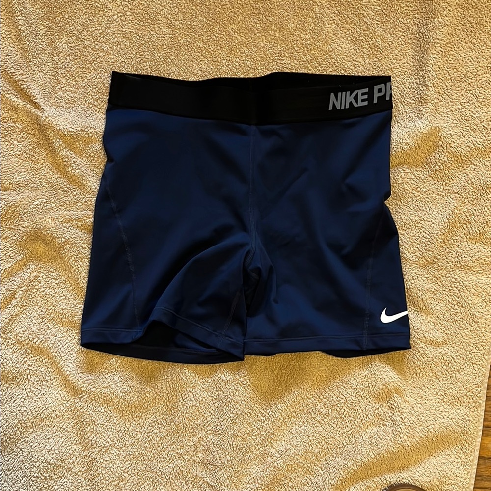 Nike Pro Blue Athletic Shorts